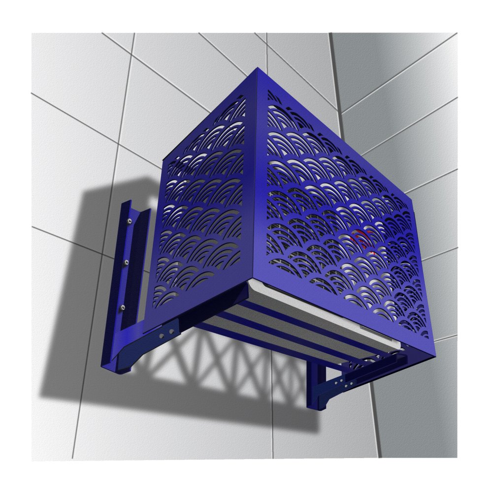 Корзины для кондиционеров с перфорацией в виде волны RAL5022